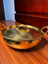 BRASS KADAI WITH LID