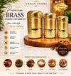 BRASS TEA SUGAR COFFEE BOX