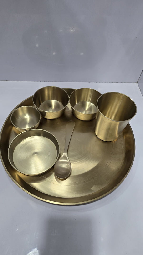 KANSA THALI MATT FINISH