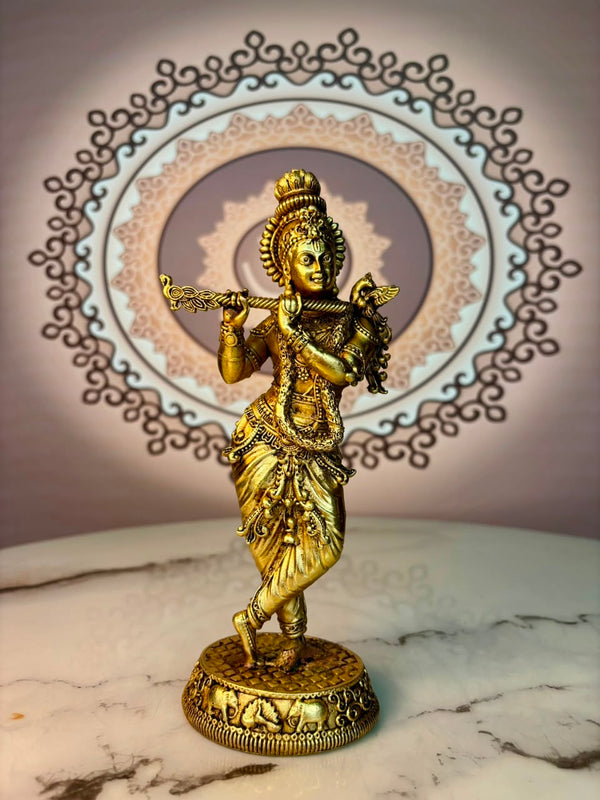 MURLI MANOHAR BRASS KRISHNA IDOL