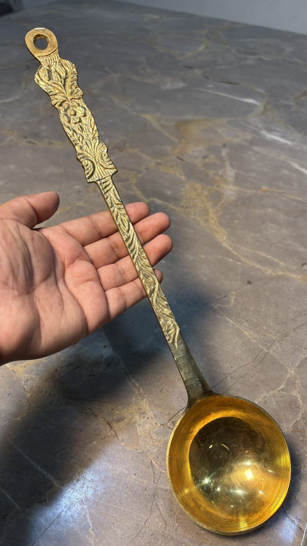 TRADITIONAL HANDCRAFTED PURE BRASS LADDLE