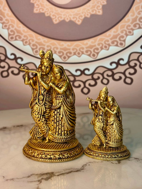 RADHA KRISHNA BRASS IDOL