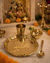 BRASS GOPAL BHOG SET (4 PCS SET)