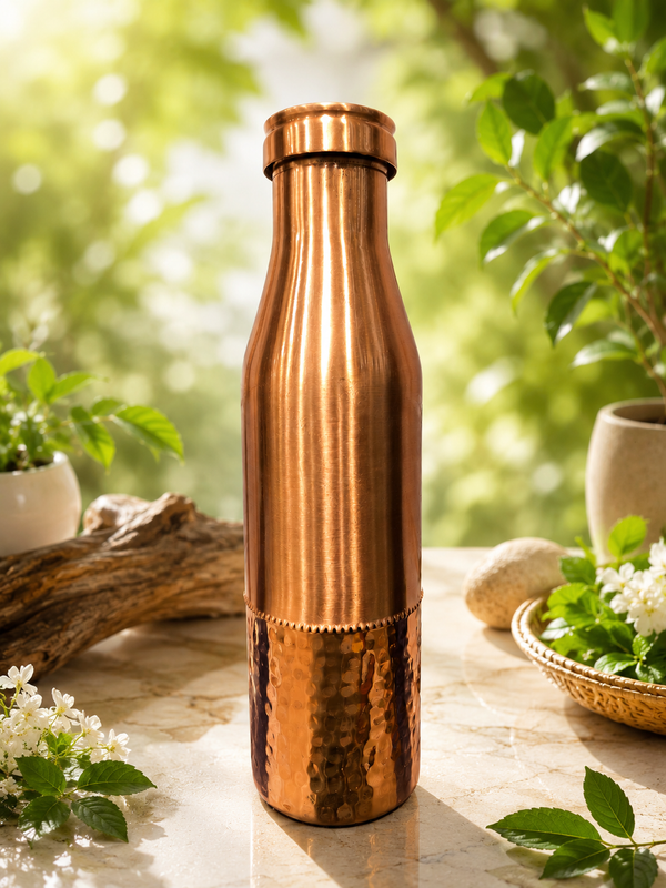HAMMERED COPPER BOTTLE