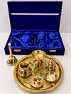 MEENA POOJA THALI SET WITH VALVET BOX