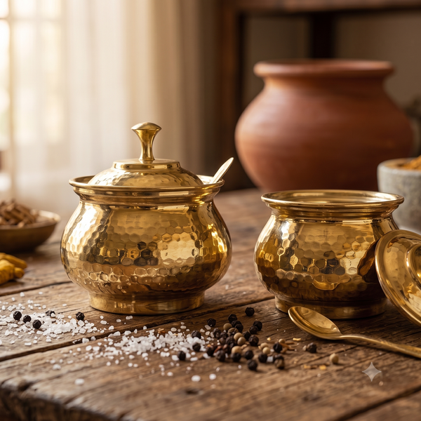 BRASS GHEEPOT