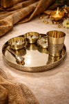 ANTIQUE KANSA THALI SET (6 PCS SET)