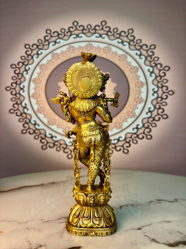 MADAN GOPAL BRASS KRISHNA IDOL