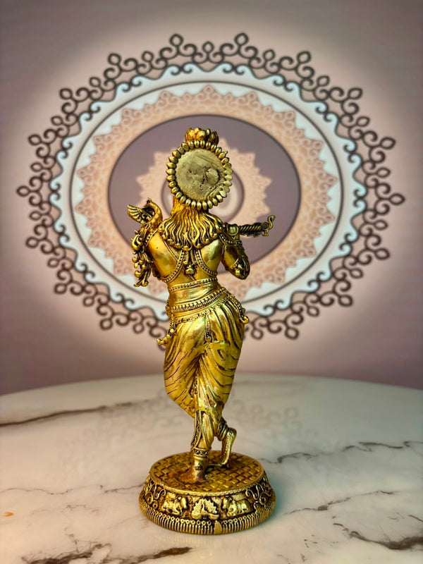 MURLI MANOHAR BRASS KRISHNA IDOL